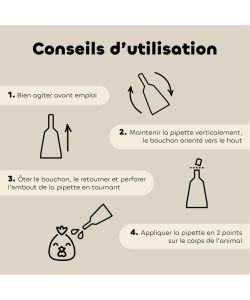 Pipettes Anti-poux BIO basse-cour 1ml (x6) BIO, 6 pièces